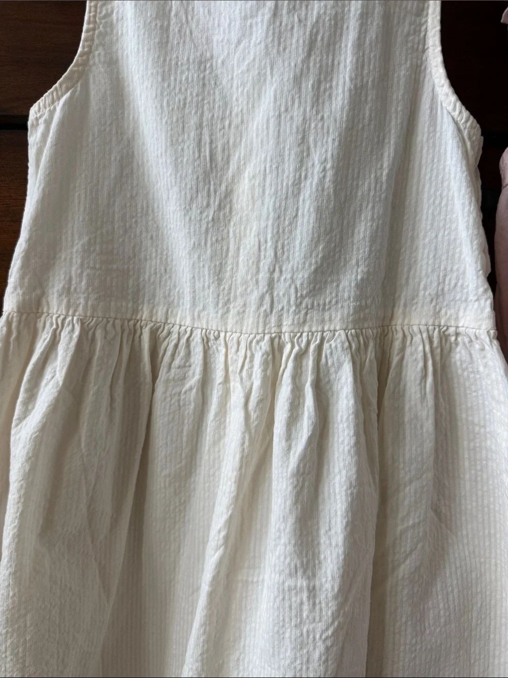 H&M Pink & Cream Button-Front Summer Dresses for Girls 3T NWT